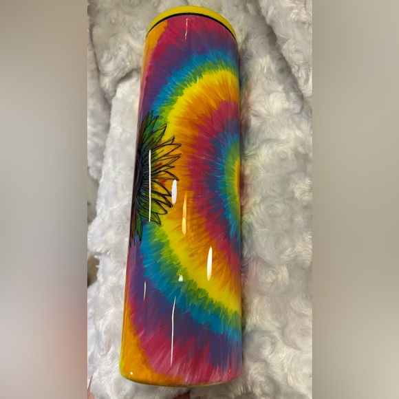 30oz handmade stainless steel tumbler. Tie-Dye pattern. - Picture 7 of 7